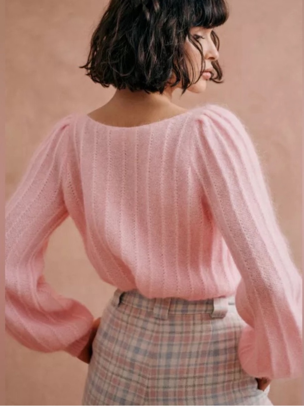 Sezane Aretha Jumper Rose Bonbon - Size XS - Picture 2 of 5